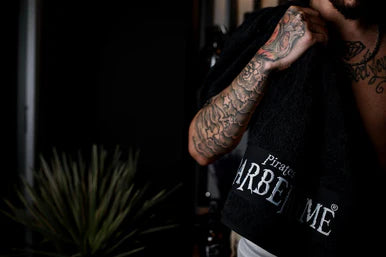 BarberTime Grey Barber Towel